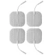  4 ELECTRAPADAS CON CONECTOR - ELECTRASTIM 
