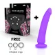  TOYS ARNES + DILDO LILA SILICONA MEDICA 17 CM O 3 CM - DELTA CLUB 