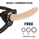  TOYS ARNES + DILDO NATURAL SILICONA MEDICA 23 CM O 4.5 CM - DELTA CLUB 
