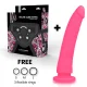  TOYS ARNES + DILDO ROSA SILICONA MEDICA 23 CM O 4.5 CM - DELTA CLUB 