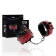   ESPOSAS TOBILLOS CUERO VEGANO CON FORRO DE NEOPRENO - FETISH SUBMISSIVE DARK ROOM 