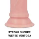  ARNÉS + LIQUID SILICONE DILDO PREMIUM KINGCOBRA 24 CM O 4.77 CM - ROCKARMY 
