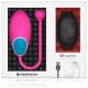  HUEVO CONTROL REMOTO TECHNOLOGY WATCHME FUCSIA / AZABACHE - WEARWATCH 