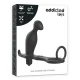  PLUG ANAL CON ANILLO SILICONA NEGRO 12 CM - ADDICTED TOYS 