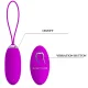  JOANNA HUEVO VIBRADOR CONTROL REMOTO 12 MODOS - PRETTY LOVE 