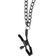 RED EDITION COLLAR CON CADENAS Y PINZAS PEZONES CON FORRO DE NEOPRENO - BEGME 