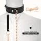  FANTASY COLLAR CUERO VEGANO CON CORREA Y FORRO DE NEOPRENO - COQUETTE CHIC DESIRE 