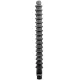  MEGA RIPPLE DUCHA ANAL SILICONA 28.5 CM - ALL BLACK 