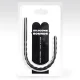  6/8 MM SONDA URETRAL SILICONA - ALL BLACK 