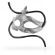  MASKS ANTIFAZ FLOR DE LIS SILVER - OHMAMA 