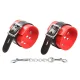  LOCKING/BUCKLING WRIST RESTRAINTS - OHMAMA FETISH 