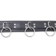  COLLAR SUMISION CON 3 ANILLAS - OHMAMA FETISH 