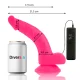  DILDO FLEXIBLE CON VIBRACION ROSA 21.5 CM O 4.5 CM - DIVERSIA 
