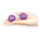  A DEEPLY PLEASURE BOLAS TEXTURADAS MORADO 3.60 CM - BAILE 
