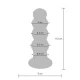  BUTTOCKS THE RADIANT GLASS BUTTPLUG - TOYJOY 