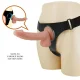  HARNESS BRIEFS ARNÉS UNIVERSAL CON DILDO KEVIN 19 CM NATURAL - PRETTY LOVE 