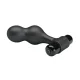  PLUG ANAL VIBRADOR DE SILICONA NEGRO - MR PLAY 