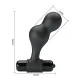  PLUG ANAL VIBRADOR DE SILICONA NEGRO - MR PLAY 