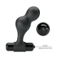  PLUG ANAL VIBRADOR DE SILICONA NEGRO - MR PLAY 