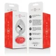  PLUG ANAL METAL ALUMINIO CON CRISTAL ROJO TALLA L - INTENSE 
