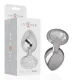 PLUG ANAL METAL ALUMINIO CON CRISTAL PLATA TALLA L - INTENSE 