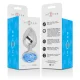  PLUG ANAL METAL ALUMINIO CON CRISTAL AZUL TALLA L - INTENSE 