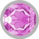  PLUG ANAL METAL ALUMINIO CON CRISTAL ROSA TALLA M - INTENSE 