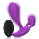  SHELLY DUO ANALPERINEO , VAGINALCLITORIS REMOTO MORADO - INTENSE 