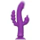  CASANOVA VIBRADOR RABBIT SILICONA TRIPLE MOTOR MORADO - INTENSE 