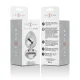  PLUG ANAL METAL ALUMINIO CORAZÓN BLANCO TALLA M - INTENSE 