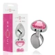  PLUG ANAL METAL ALUMINIO CORAZÓN ROSA TALLA L - INTENSE 