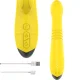  TOKY VIBRADOR MULTIFUNCIÓN RECARGABLE UP & DOWN CON ESTIMULADOR DE CLITORIS AMARILLO - INTENSE 