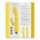 TOKY VIBRADOR MULTIFUNCIÓN RECARGABLE UP & DOWN CON ESTIMULADOR DE CLITORIS AMARILLO - INTENSE 
