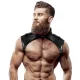  ARNÉS BRIGADE AJUSTABLE ECOPIEL CUELLO HOMBRE - FETISH SUBMISSIVE ATTITUDE 