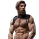  ARNÉS BRIGADE AJUSTABLE ECOPIEL CUELLO HOMBRE - FETISH SUBMISSIVE ATTITUDE 