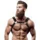  ARNÉS ECOPIEL PECHO CON TACHUELAS HOMBRE - FETISH SUBMISSIVE ATTITUDE 