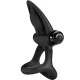  ANILLO VIBRADOR 10 VIBRACIONES SILICONA NEGRO - PRETTY LOVE 