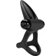  ANILLO VIBRADOR 10 VIBRACIONES SILICONA NEGRO - PRETTY LOVE 