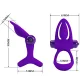  ANILLO VIBRADOR 10 VIBRACIONES SILICONA VIOLETA - PRETTY LOVE 