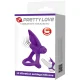  ANILLO VIBRADOR 10 VIBRACIONES SILICONA VIOLETA - PRETTY LOVE 