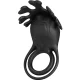  RUBEN ANILLO VIBRADOR 7 VIBRACIONES SILICONA NEGRO - PRETTY LOVE 