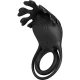  RUBEN ANILLO VIBRADOR 7 VIBRACIONES SILICONA NEGRO - PRETTY LOVE 