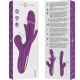  ATENEO VIBRADOR MULTIFUNCIÓN RECARGABLE 7 VIBRACIONES CON LENGUA OSCILANTE Y SUCCIONADOR MORADO - INTENSE 