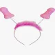  6 UDS ANTENAS PITO ROSA PURPURINA - DIABLO PICANTE 