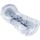  MASTURBADOR MASCULINO FANTASY ESPIRAL INTERNA Y BOLAS TRANSPARENTE - PRETTY LOVE 