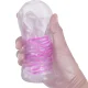  MASTURBADOR MASCULINO FANTASY ESPIRAL INTERNA Y BOLAS TRANSPARENTE - PRETTY LOVE 