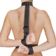  CONJUNTO DE SUJECIÓN PARA EL CUERPO DE CUELLO Y MUÑEQUERAS - FETISH SUBMISSIVE BONDAGE 