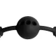  MORDAZA DE BOLA DE SILICONA TRANSPIRABLE - FETISH SUBMISSIVE BONDAGE 