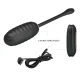  DOREEN HUEVO VIBRADOR DE LUJO RECARGABLE NEGRO CONTROL REMOTO - PRETTY LOVE 
