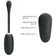  DOREEN HUEVO VIBRADOR DE LUJO RECARGABLE NEGRO CONTROL REMOTO - PRETTY LOVE 